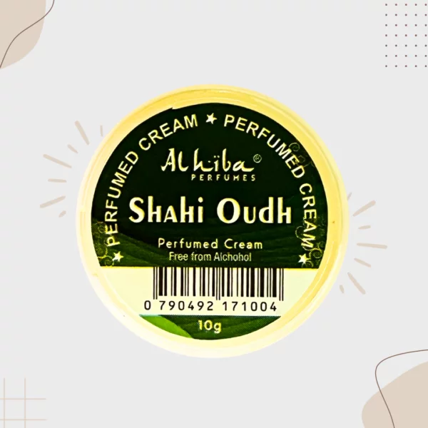 Shahi Oud Perfumed Body Cream – 8.5g | Al Hiba | Solid Perfume