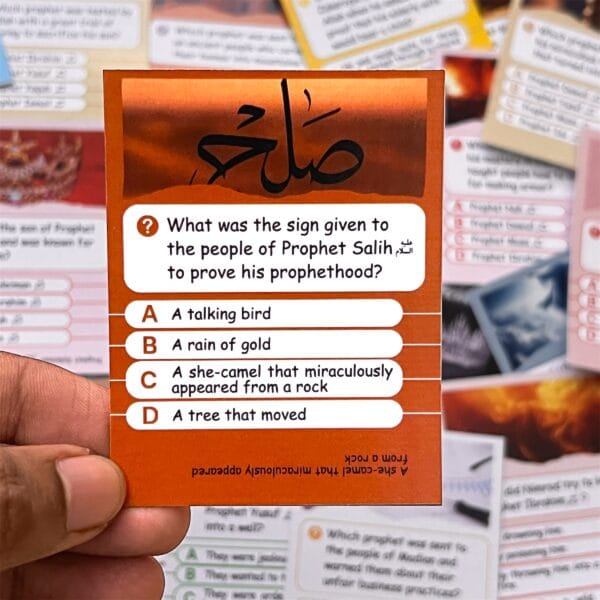 Islamic Prophets Quiz Flash Cards