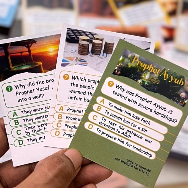 Islamic Prophets Quiz Flash Cards