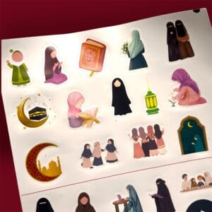 Muslim Girls Stickers