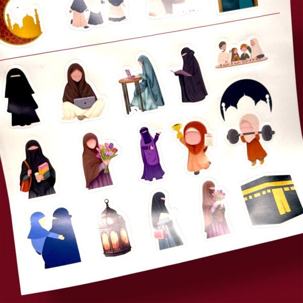 Muslim Girls Stickers
