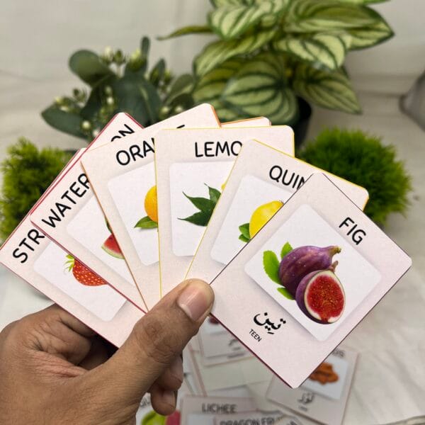 Fruits Flash Cards Arabic